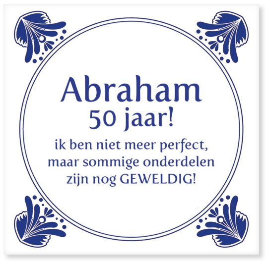 abraham 50 jaar cadeau