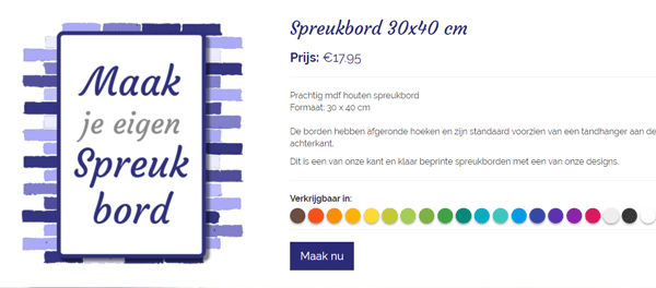 zelf een spreukbord ontwerpen