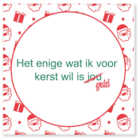 christmas tegeltje